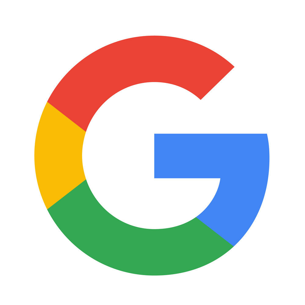 Google vector logo. The emblem of the good corporation.